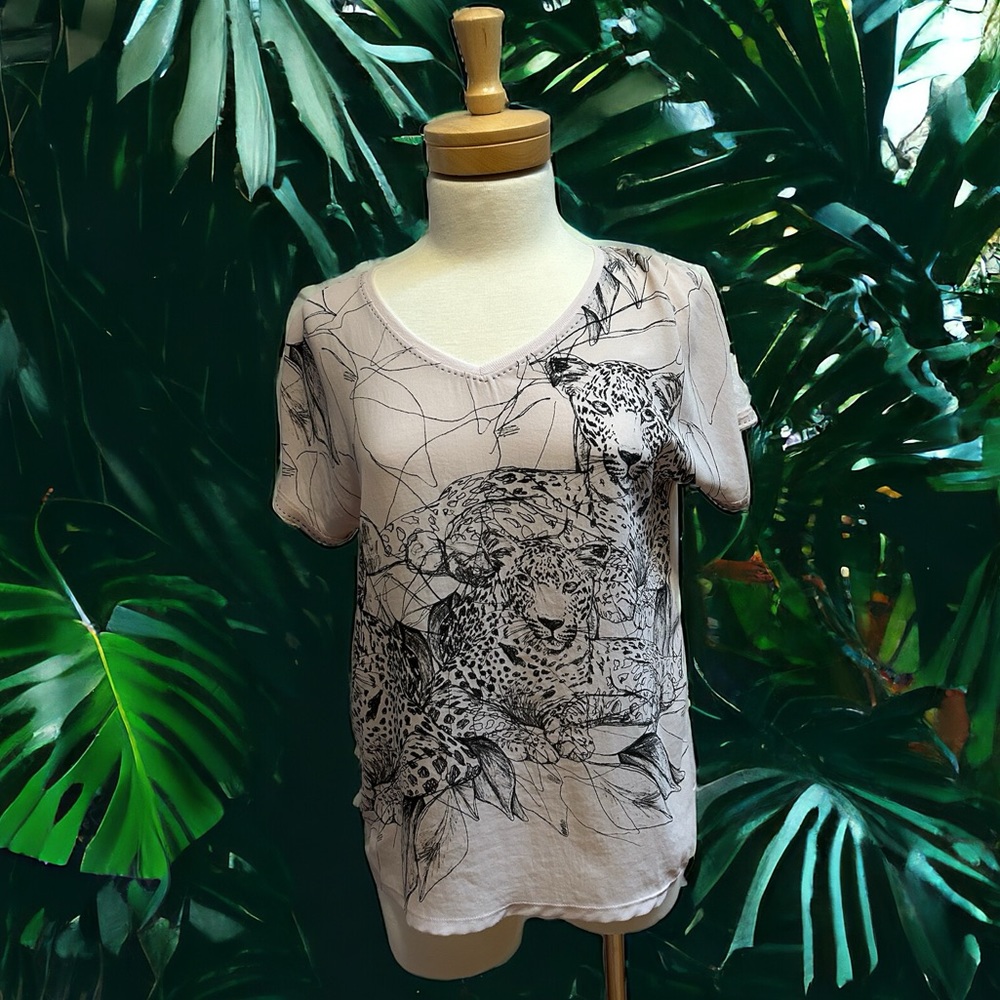 Marc Cain Tiger print top